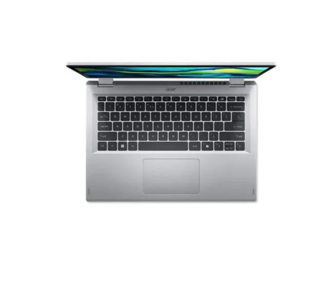 Notebook ACER Aspire Go Spin 14 AGSP14-31PT-C72L CPU Intel N-Series N150 800 MHz 14" Touchscreen 1920x1200 RAM 16GB LPDDR5 SSD 512GB IntelGraphics Integrated ENG Windows 11 Home Pure Silver 1.54 kg NX.J3UEL.001