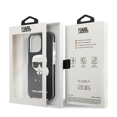 Karl Lagerfeld Iconik Karl Case for iPhone 13 Pro / iPhone 13 - Black