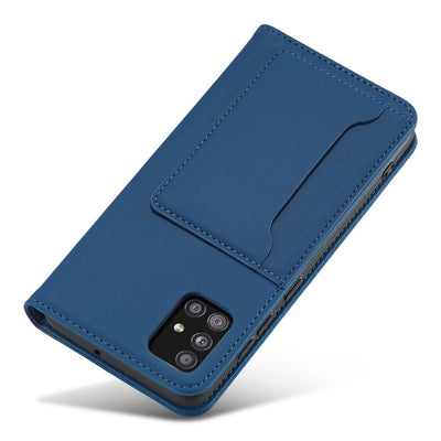 Magnet Card Case Case For Samsung Galaxy A13 5G Pouch Wallet Card Holder Blue — Hurtel