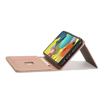 Magnet Card Case Case for Samsung Galaxy A13 5G Pouch Wallet Card Holder Pink — Hurtel