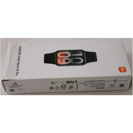 SALE OUT. Xiaomi Smart Band 10 Pro | AMOLED | Heart rate monitor | Waterproof | Bluetooth | UNPACKED, DAMAGED PACKAGING,