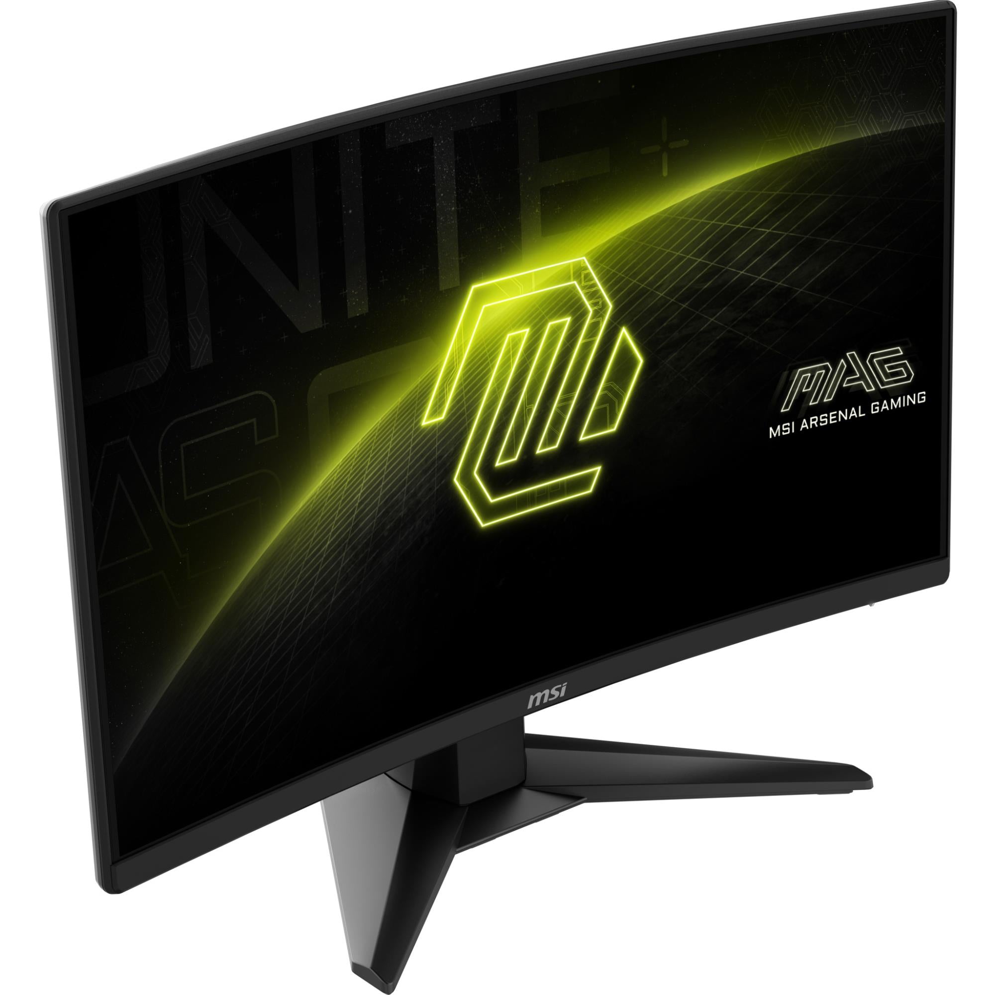 LCD Monitor MSI MAG 242C 23.6" Gaming/Curved/Frameless Matte Panel VA 1920x1080 16:9 180Hz 1 ms Colour Black MAG242C
