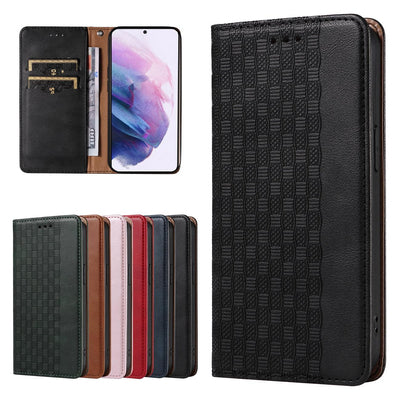 Magnet Strap Case Case for Samsung Galaxy S22 + (S22 Plus) Pouch Wallet + Mini Lanyard Pendant Black — Hurtel