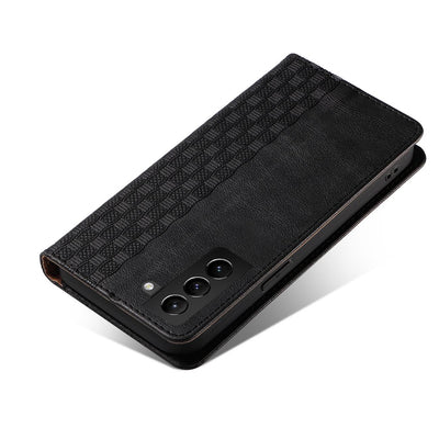 Magnet Strap Case Case for Samsung Galaxy S22 + (S22 Plus) Pouch Wallet + Mini Lanyard Pendant Black — Hurtel