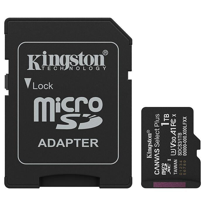 MEMORY MICRO SDXC 1TB UHS-I/W/ADAPTER SDCS3/1TB KINGSTON