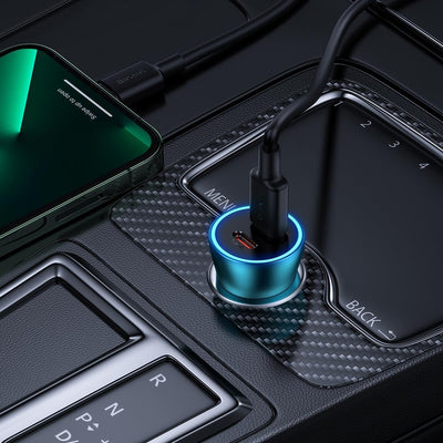 Baseus Golden Contactor Pro car charger 2x USB-C 40W blue (CGJP000003)