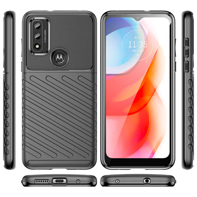 Thunder Case flexible armored cover for Motorola Moto G Play 2022 black — Hurtel