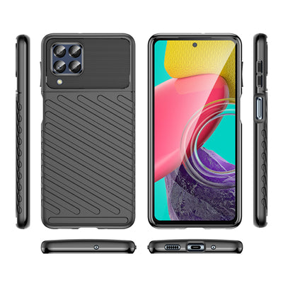 Thunder Case flexible armored cover for Samsung Galaxy M53 5G black — Hurtel