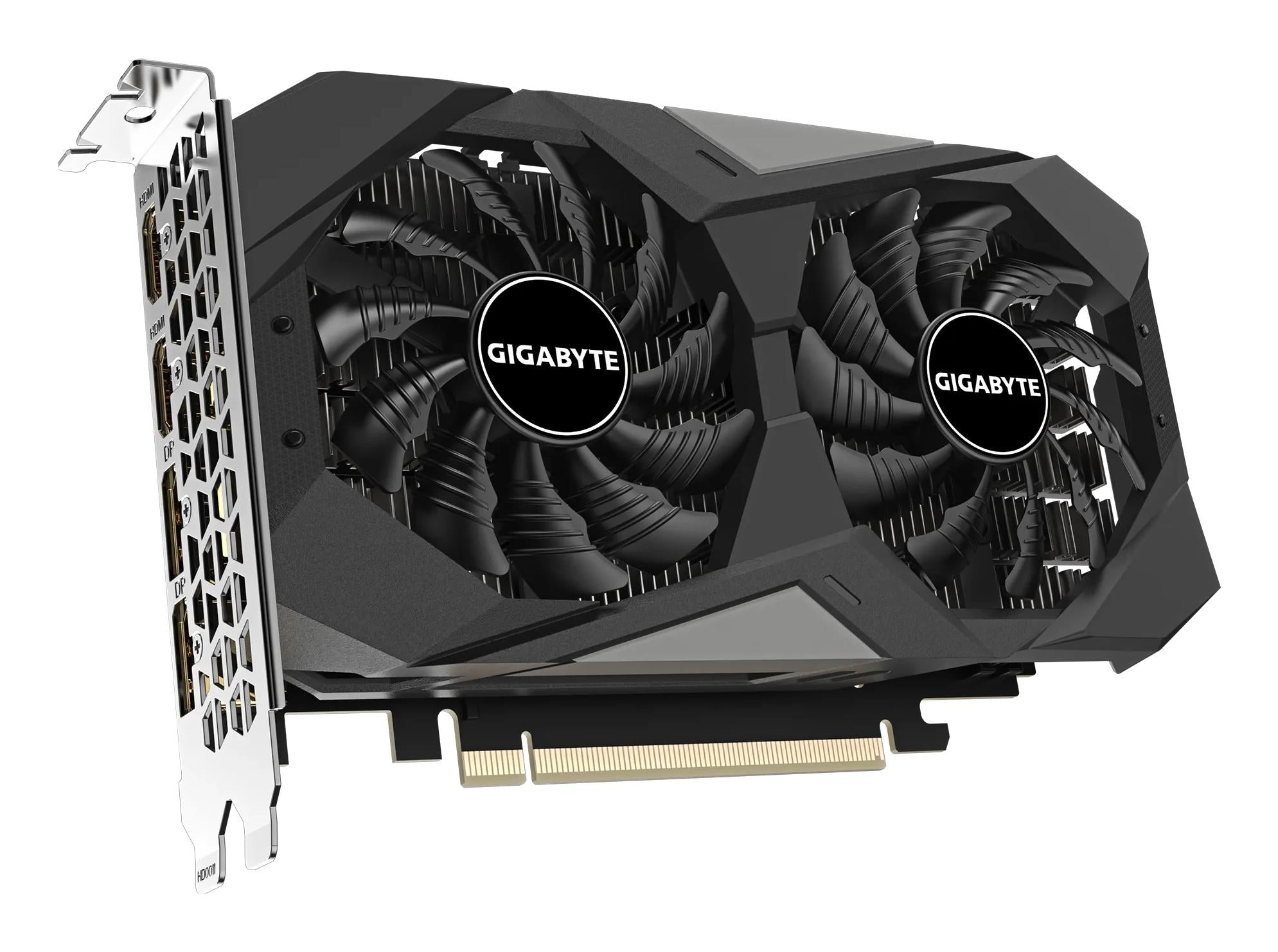 Graphics Card GIGABYTE NVIDIA GeForce RTX 3050 6 GB GDDR6 96 bit PCIE 4.0 16x Memory 14000 MHz GPU 1477 MHz 2xHDMI 2xDisplayPort GV-N3050WF2OCV2-6GD
