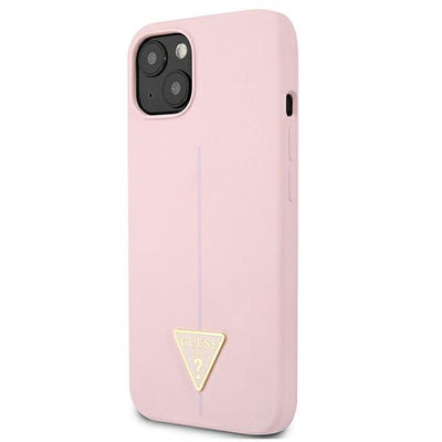 Guess GUHCP13SSLTGU iPhone 13 mini 5.4" purple/purple hardcase Silicone Triangle
