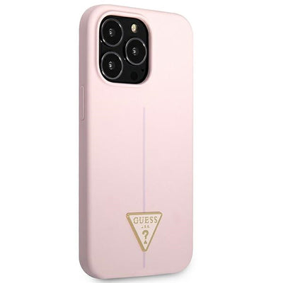 Guess GUHCP13XSLTGU iPhone 13 Pro Max 6.7" purple/purple hardcase Silicone Triangle
