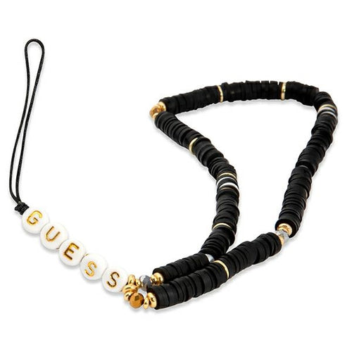 Guess pendant GUSTPEARK Phone Strap black/black Heishi Beads