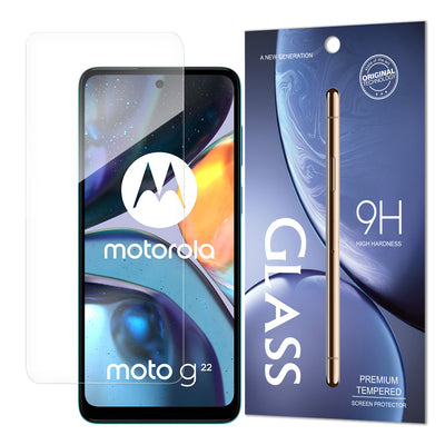 Tempered Glass 9H screen protector for Motorola Moto G22 (packaging - envelope) — Hurtel