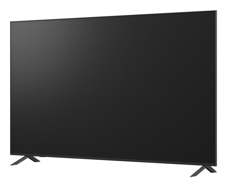 TV Set LG 86" 4K/Smart 3840x2160 Wireless LAN Bluetooth webOS Black 86QNED82A3B
