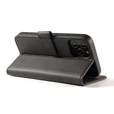 Magnet Case elegant case case cover with a flap and stand function for Motorola Moto G 2022 black — Hurtel