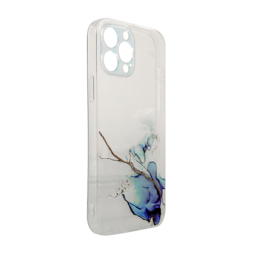 Marble Case Cover for Samsung Galaxy A12 5G Gel Cover Marble Blue — Hurtel