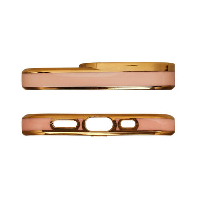 Fashion Case Cover for Xiaomi Redmi Note 11 Pro Gold Frame Gel Cover Gold — Hurtel