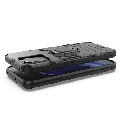 Ring Armor armored hybrid case cover + magnetic holder for OnePlus Ace black — Hurtel