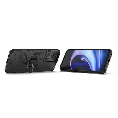 Ring Armor armored hybrid case cover + magnetic holder for OnePlus Ace black — Hurtel