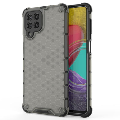 Honeycomb case armored cover with a gel frame for Samsung Galaxy M53 5G black — Hurtel