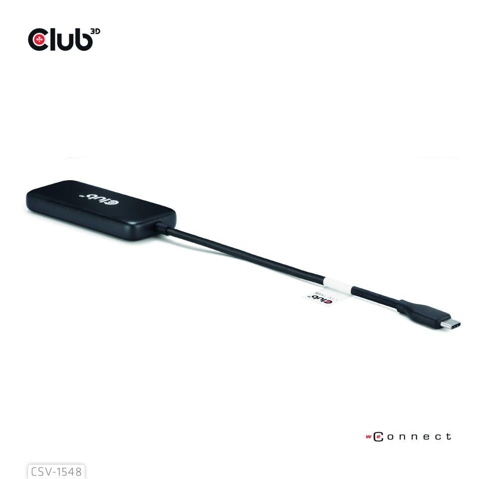 I/O HUB USB-C 4PORT/CSV-1548 CLUB3D