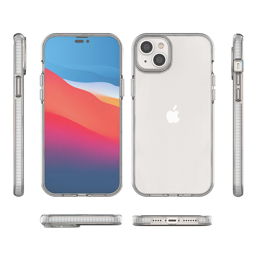 Spring Case case for iPhone 14 Plus silicone case with a frame black — Hurtel