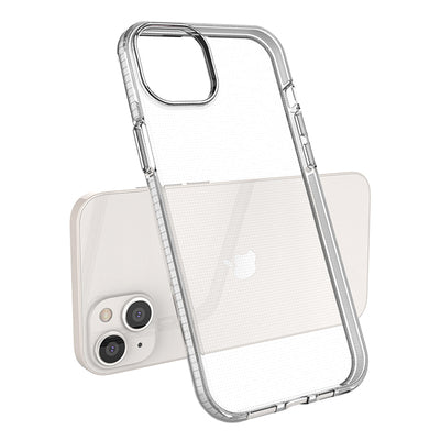 Spring Case case for iPhone 14 Plus silicone case with a frame light pink — Hurtel
