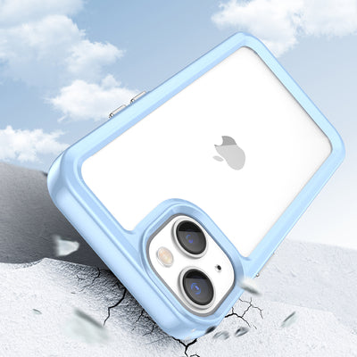 Outer Space Case iPhone 14 Plus hard cover with gel frame blue — Hurtel