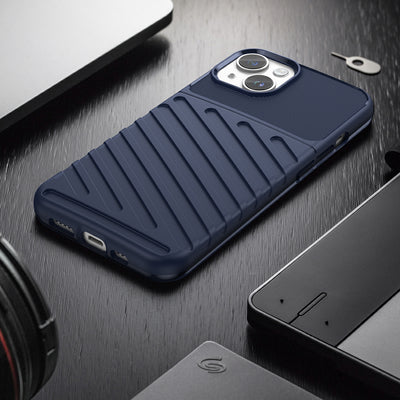 Thunder Case iPhone 14 blue armored case — Hurtel