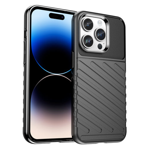 Thunder Case iPhone 14 Pro armored case black — Hurtel