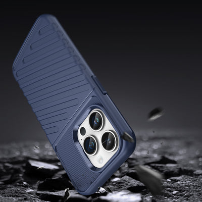 Thunder Case iPhone 14 Pro Max blue armored case — Hurtel