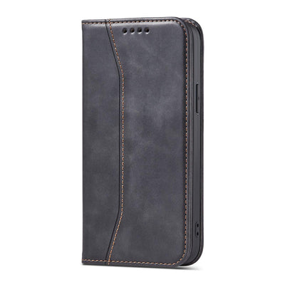 Magnet Fancy Case case for iPhone 14 Pro flip cover wallet stand black — Hurtel