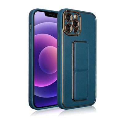 New Kickstand Case cover for Samsung Galaxy A12 5G with stand blue — Hurtel