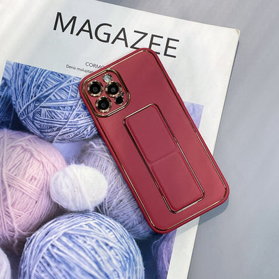 New Kickstand Case case for iPhone 12 Pro with stand red — Hurtel