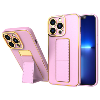 New Kickstand Case case for iPhone 12 Pro with stand pink — Hurtel