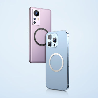 Baseus Halo Series magnetic ring (2 pcs/package) silver (PCCH000012)