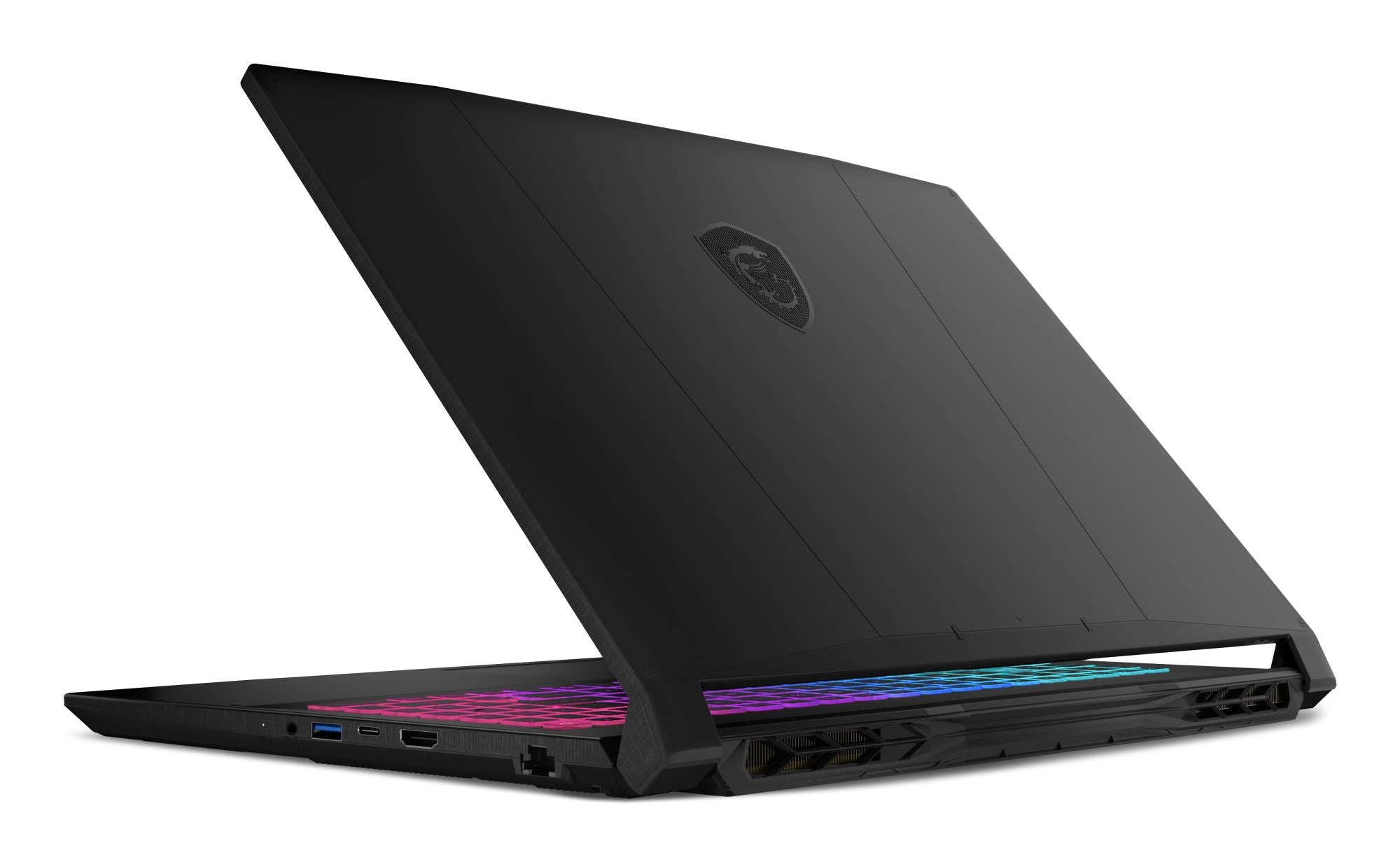 Notebook MSI Katana 15 HX B14WEK CPU Intel® CoreT i7 i7-14650HX 15.6 " 1920 x 1080 pixels RAM 16 GB DDR5-SDRAM SSD 1000 GB Discrete graphics NVIDIA GeForce RTX 5050 8 GB On-board graphics Yes Numeric keypad Yes OS installed Windows 11 Home Colour Black