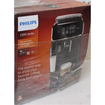 SALE OUT. Philips Espresso Coffee Maker | EP2334/10 | Pump pressure 15 bar | Built-in milk frother | Fully Automatic | 1