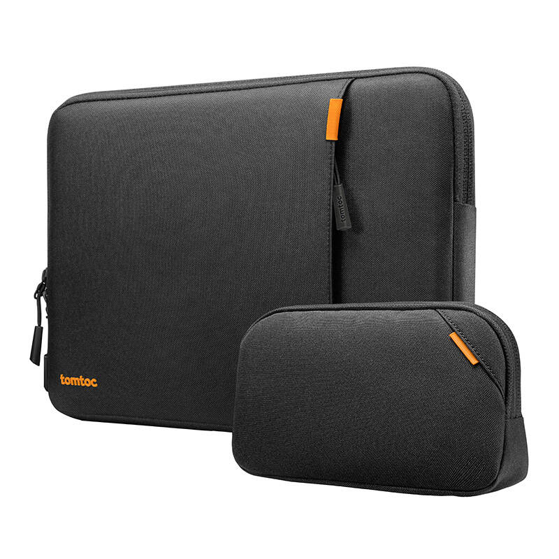 TOMTOC Defender-A13 14" Laptop Sleeve + Case (Black) - Image 3