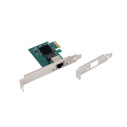 Lanberg | PCI-Express to RJ45 Ethernet Adapter network card PCI-E X1 1X RJ45 2.5GB Low profile | PCE-25GB-001