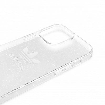 Adidas OR Protective Clear Case Glitter for iPhone 13 Pro Max - Transparent Silver