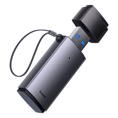 Baseus Lite Series adapter SD / TF USB card reader gray (WKQX060013)