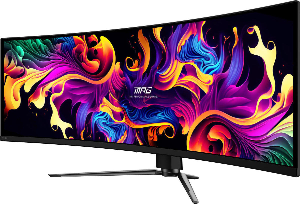 Monitor MSI 49 " 5120 x 1440 pixels Dual QHD Native aspect ratio 32:9 QD-OLED Curved MPG491CQPXQD-OLED