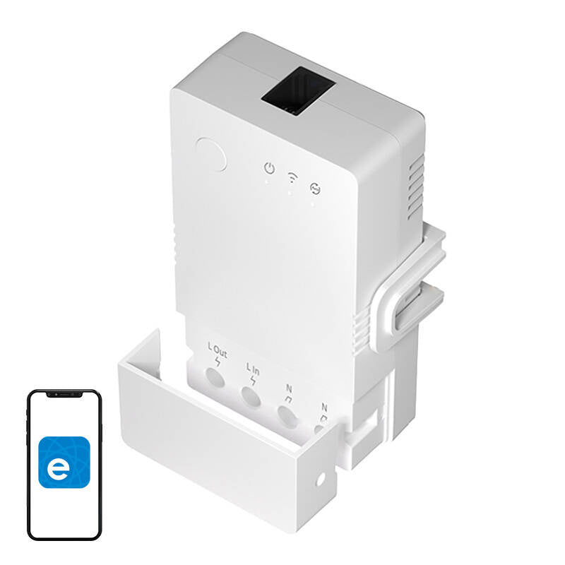 Smart WiFi temperature and humidity monitoring switch Sonoff THR316 TH Origin - Image 1