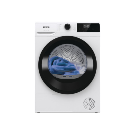 Gorenje Dryer Machine | D2HNE7E | Energy efficiency class E | Front loading | 7 kg | Heat pump | LED | Depth 51 cm | Whi