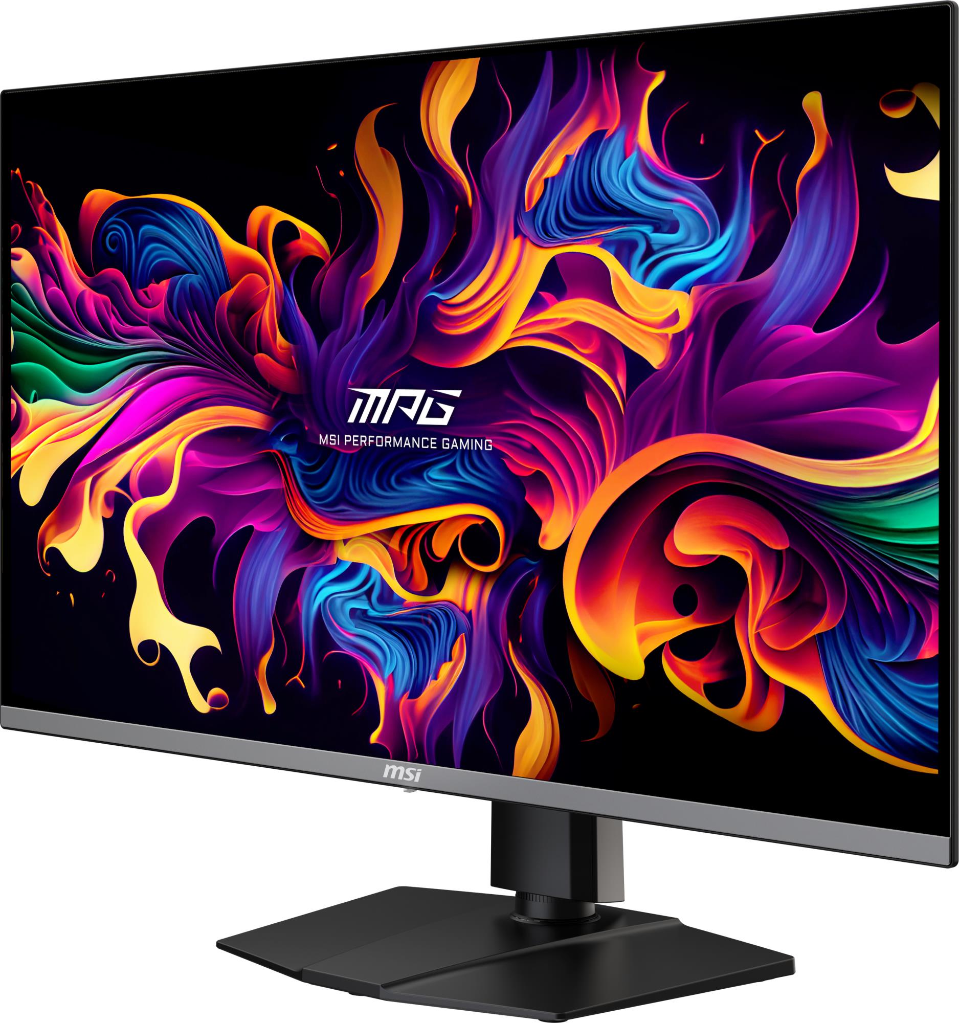 Monitor MSI 31.5" Gaming/4K Panel QD-OLED 3840x2160 16:9 Matte 0.03 ms Swivel Pivot Height adjustable Tilt Colour Black MPG321URXQD-OLED