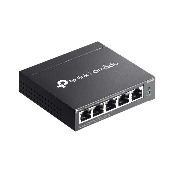 Switch TP-LINK Desktop/pedestal 5x10Base-T / 100Base-TX / 1000Base-T PoE ports 4 ES205GP