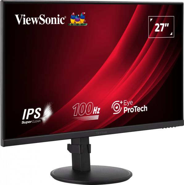 LCD Monitor VIEWSONIC VG2708A 27" Business Panel IPS 1920x1080 16:9 100 Hz 5 ms Swivel Pivot Height adjustable Tilt Colour Black VG2708A