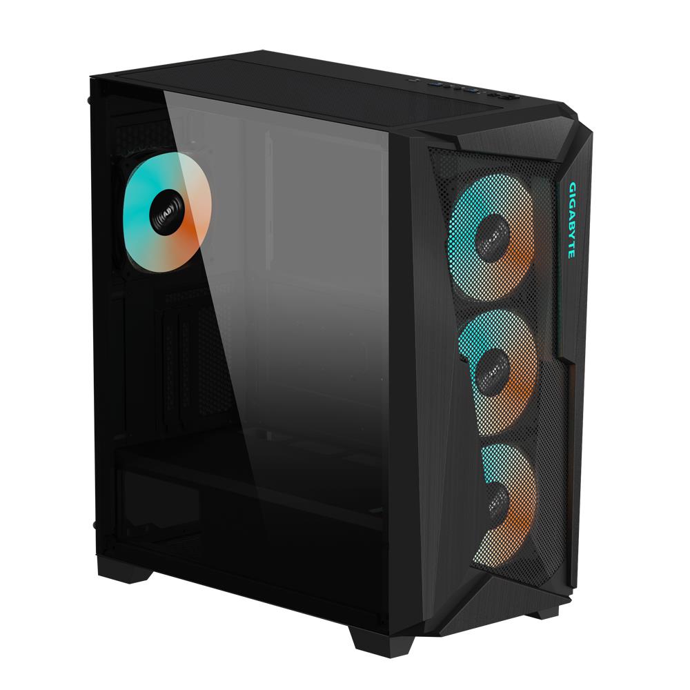 Case GIGABYTE C301G V2 BLACK MidiTower Case product features Transparent panel Not included ATX EATX MicroATX MiniITX Colour Black C301GV2