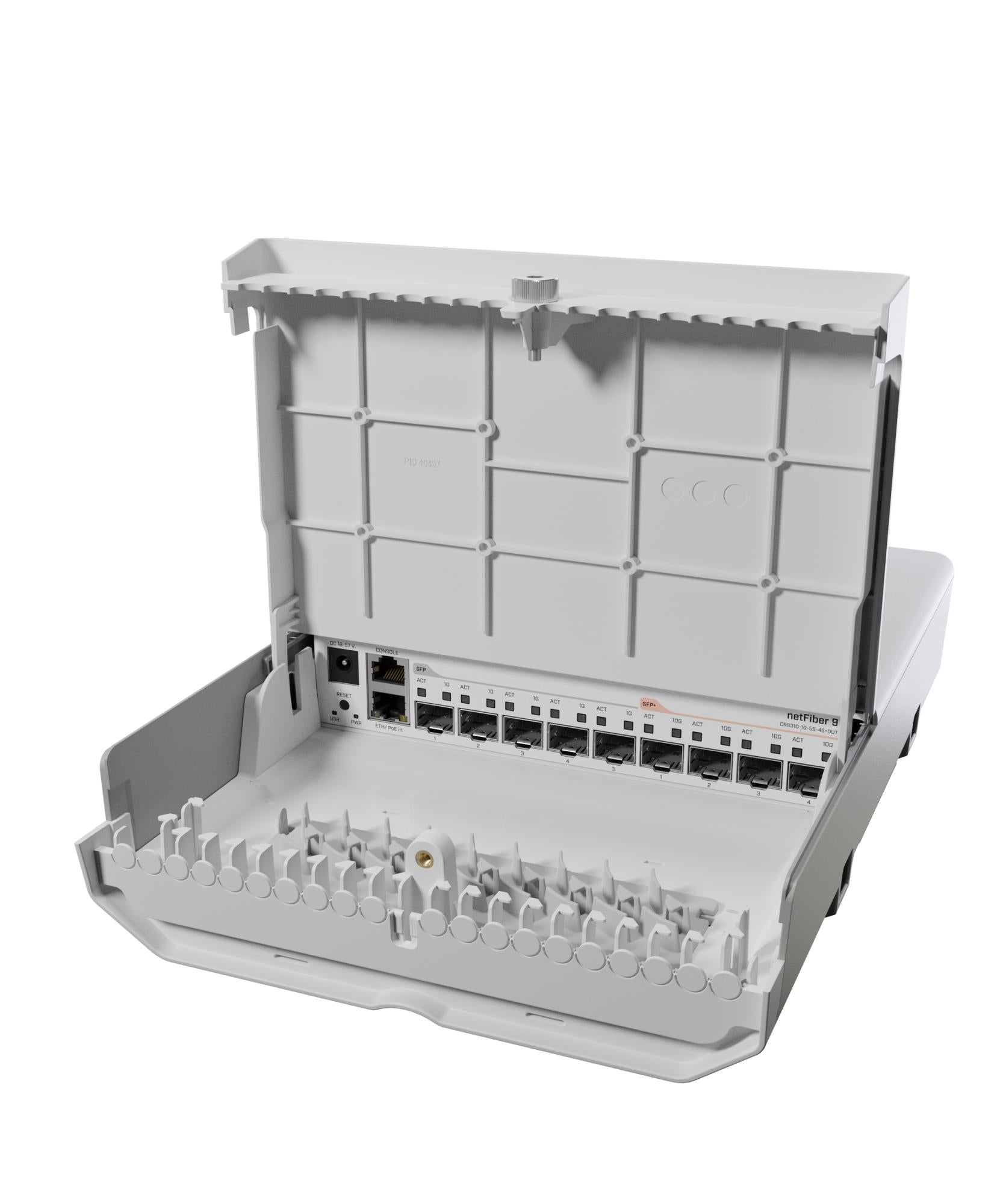 Switch MIKROTIK CRS310-1G-5S-4S+OU 5xSFP 4xSFP+ PoE ports 1 CRS310-1G-5S-4S+OUT